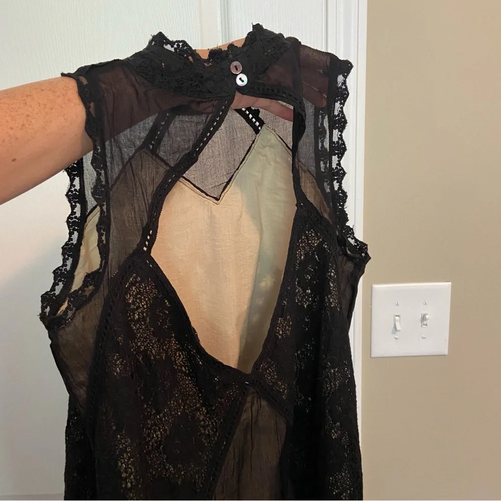 Free people angel lace mini dress size small - Picture 10 of 14